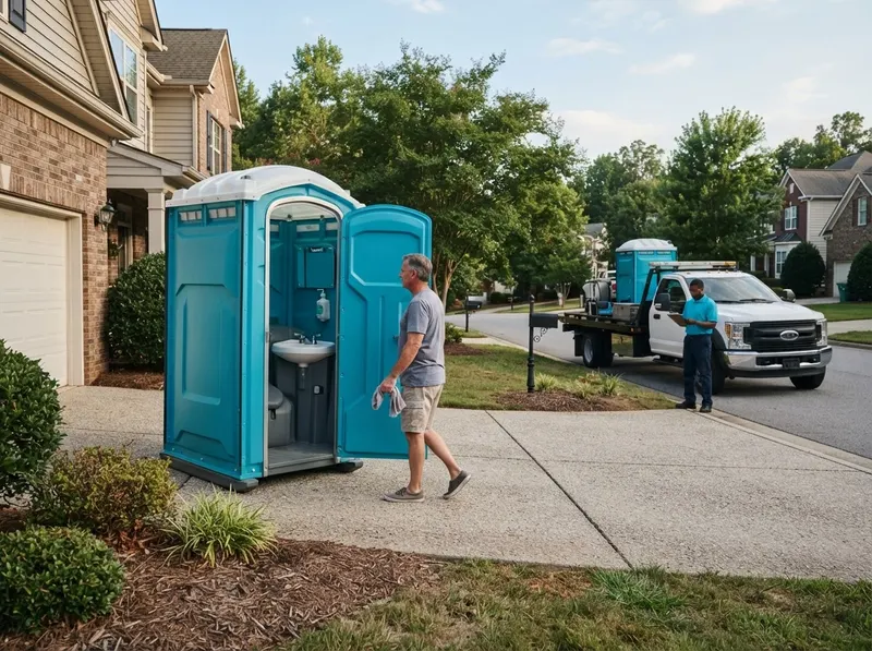 Flushable Restrooms with Integrated Sinks in Fort Mill, SC