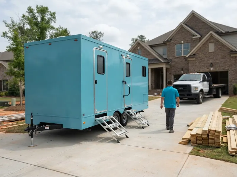 Multi-Station Luxury Restroom Trailers in Fort Mill, SC